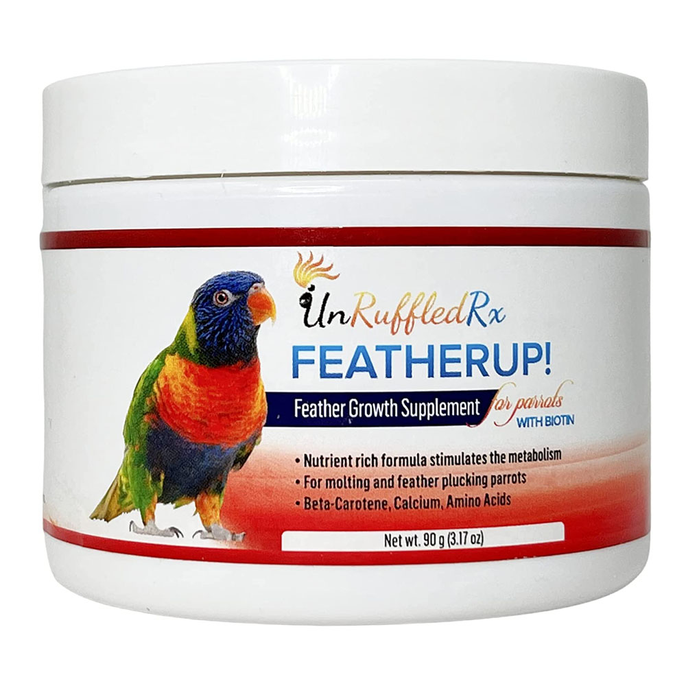 u1.jpg UnRuffledRx FeatherUp! Bird Multivitamin with Biotin - Image 1