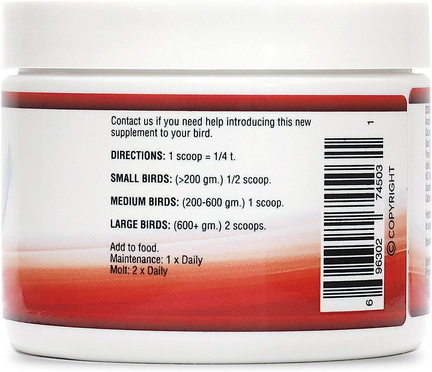 u2.jpg UnRuffledRx FeatherUp! Bird Multivitamin with Biotin - Image 2