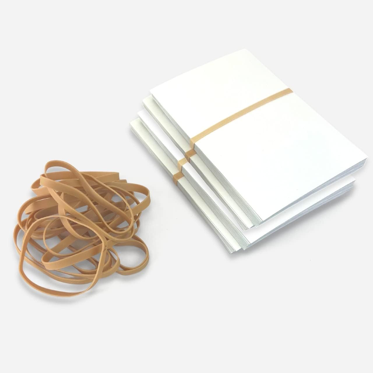 up2.jpg Upgrade Office Supply Rubber Bands, (3-1/2" x 1/4"), Natural Crepe, Made in USA - Image 2
