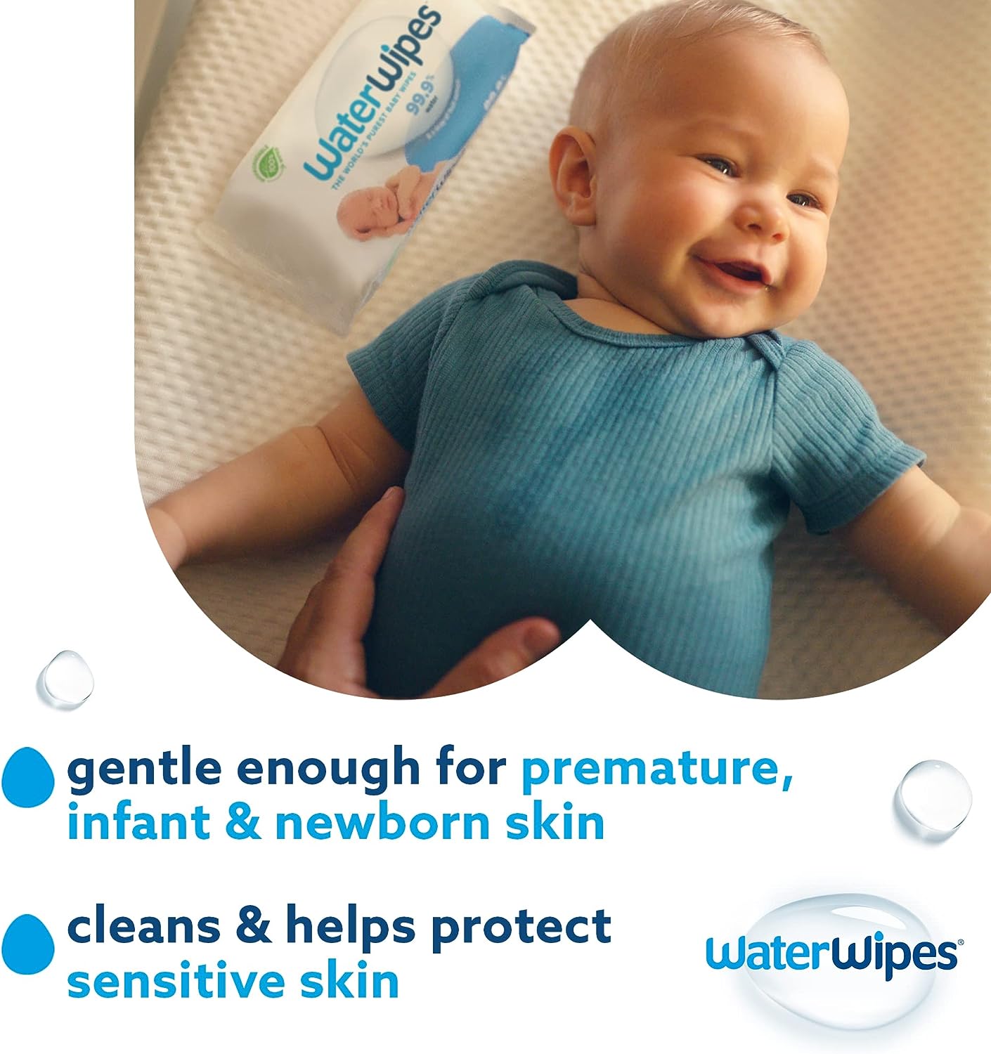 w2.jpg WaterWipes Plastic-Free Original 99.9% Water Based Wipes - Image 2